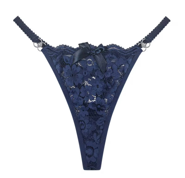 3er Pack Everyday Seduction Tanga Blau - Sedora