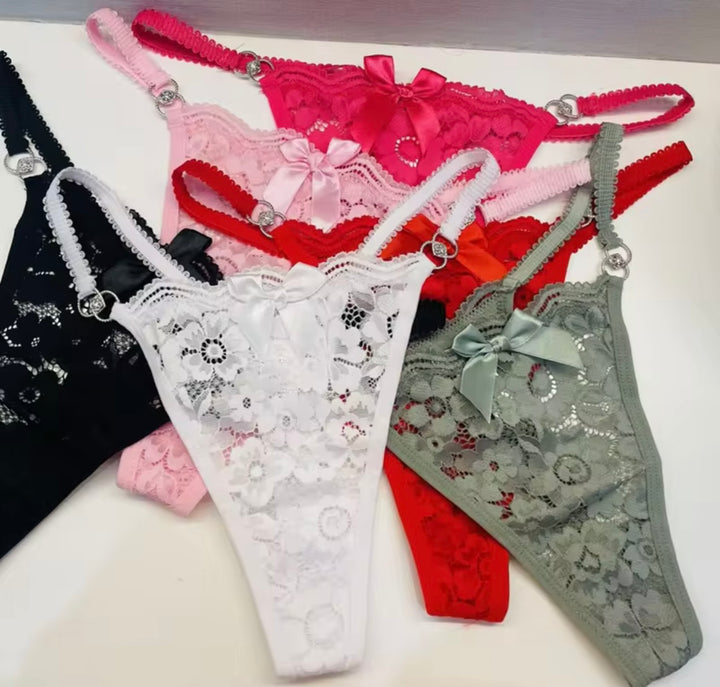 3er Pack Everyday Seduction Tanga Grün - Sedora